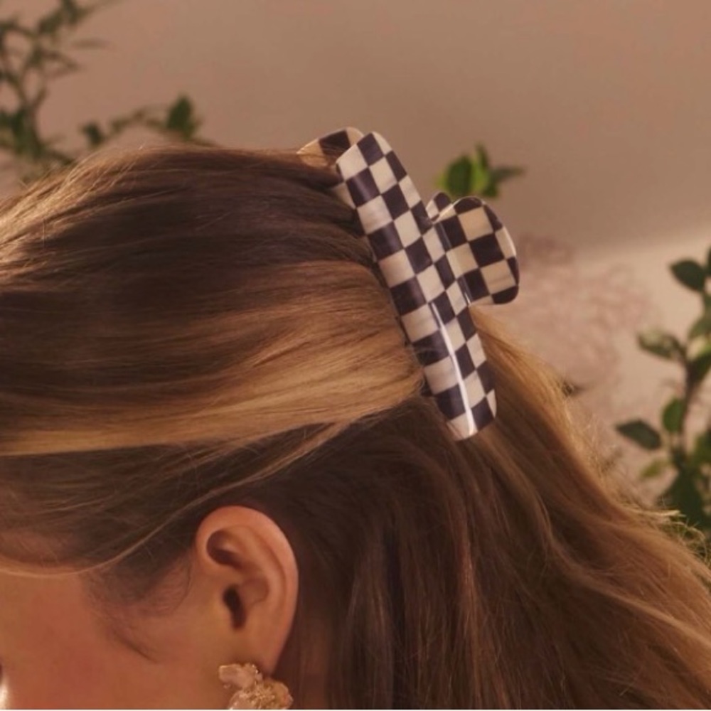 NEW! MacKenzie-Childs x Goody Large Claw Clip - Black